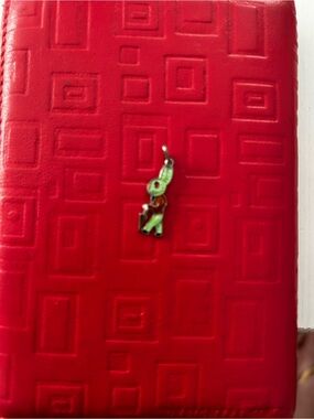 Green Enamel Elephant Pendant Necklace Charm